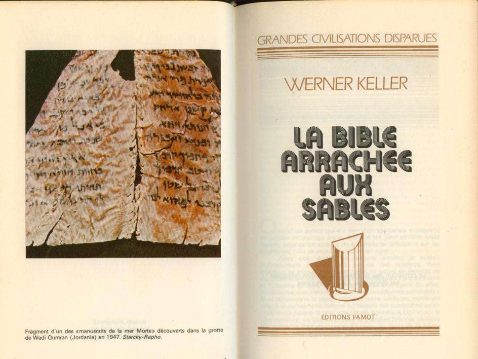 la bible arrachee aux sables